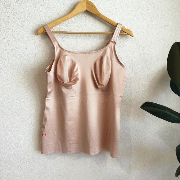 Ruby Ribbon Original Full Support Cami Size 48/3XL Tan Adjustable Sliming - Picture 1 of 6